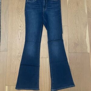 Seven7 Women's Blue Flared Jeans